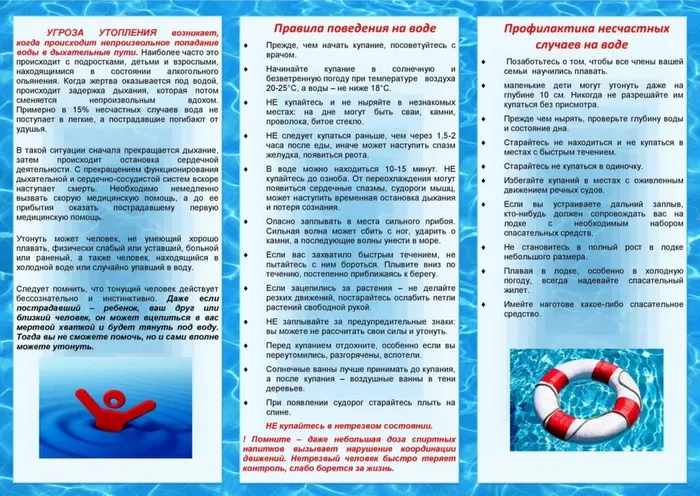 Безопасность на воде